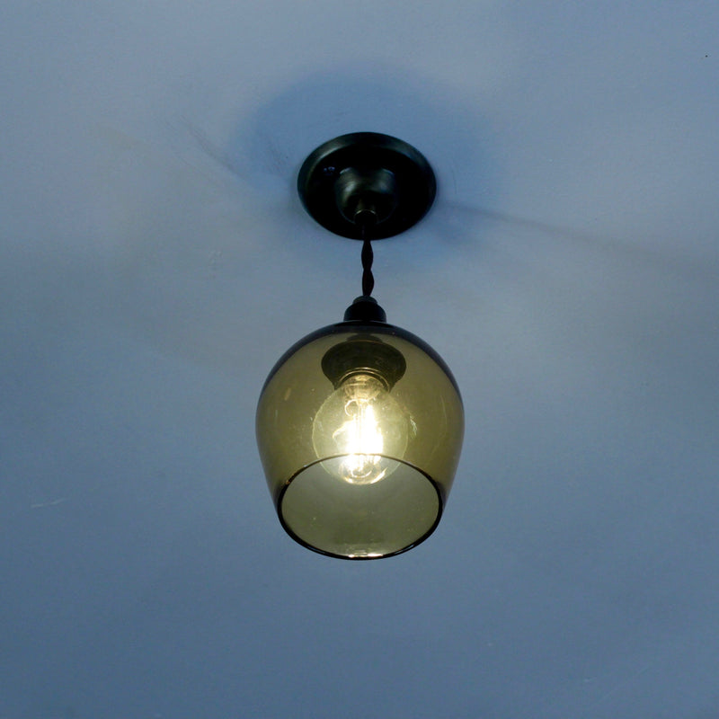 Bell Pendant Honey low ceilings lovely handmade glass lighting