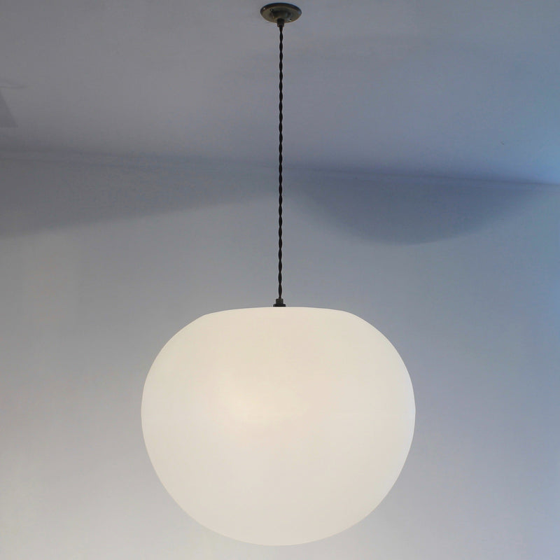 Polly Standard Lampshade, Modern globe pendant light, bright diffuse lighting, stairwell lighting, elegant pendant lighting