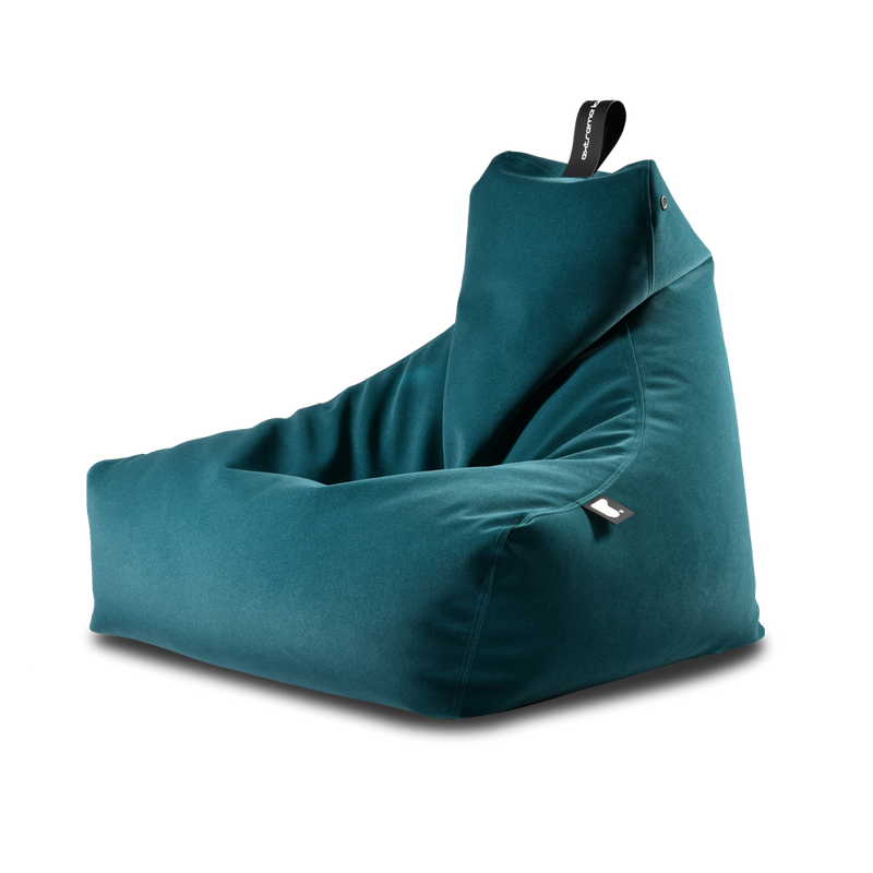 Extreme Lounging Mighty-b Bean bag Chair Suede Blue