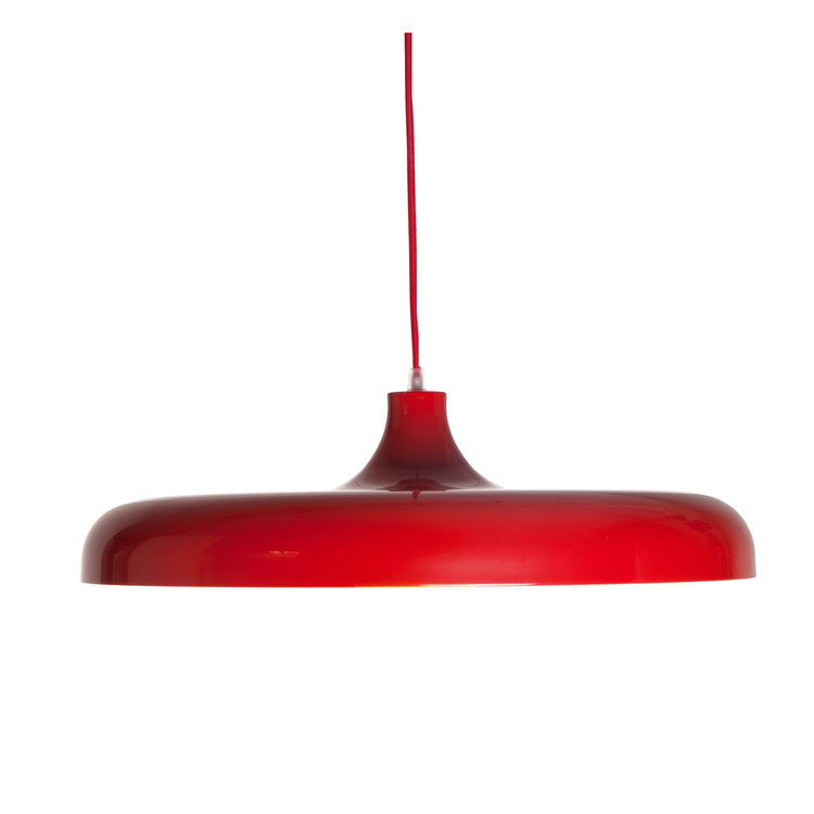 innermost portobelo pendant light shade red