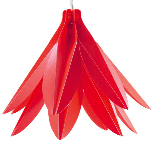 Yorke Design Lotus Pendant Light Red