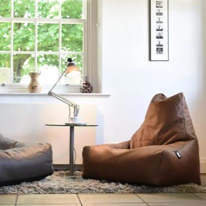 Mighty-b Luxury Leather Look Bean Bag Chair
