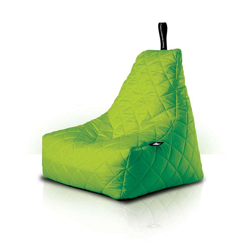 Extreme Lounging Mighty-b Quilted Outdoor Bean Bag Chair Lime Green