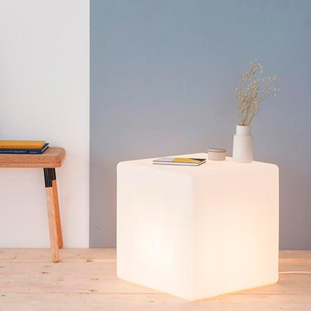 One Foot Taller Cube Lit Table Indoor