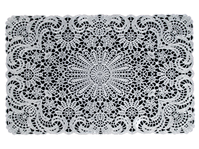 Lace Table Mats White