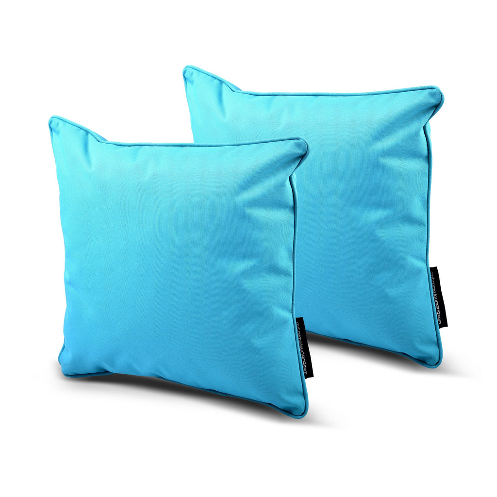 extreme lounging bright range of outdoor cushions aqua