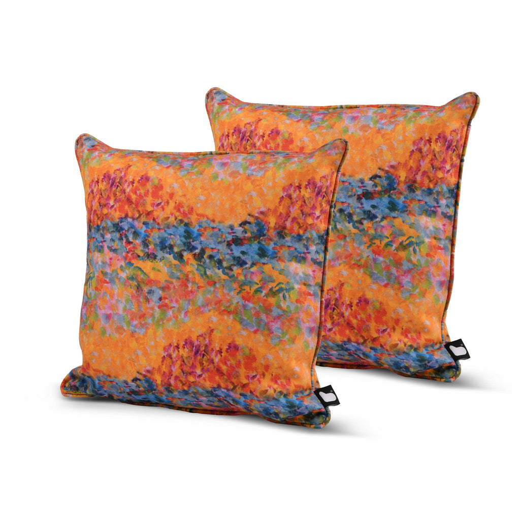 Extreme lounging weather proof cushions outdoor and indoor ORANGE