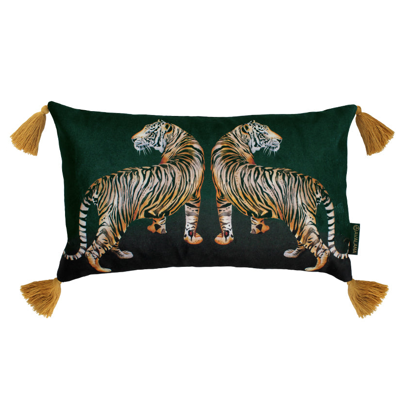 Tiger Tiger Velvet Cushion