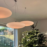 Ethel 3 in a Line Suspension Light by One Foot Taller — detail view