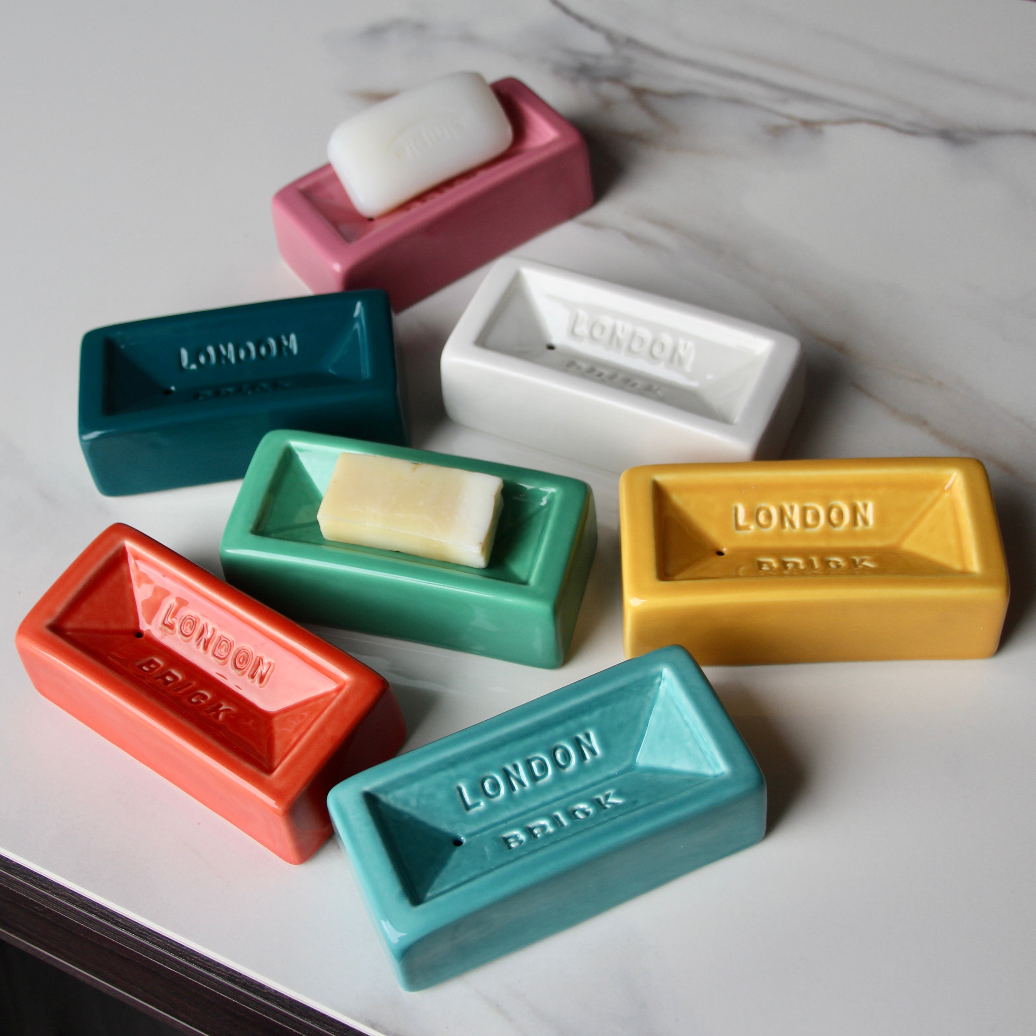 Brick Soap Dish | StolenForm Ceramic Bathroom Accessory