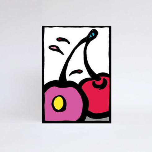 Juicy cherry Greeting Card