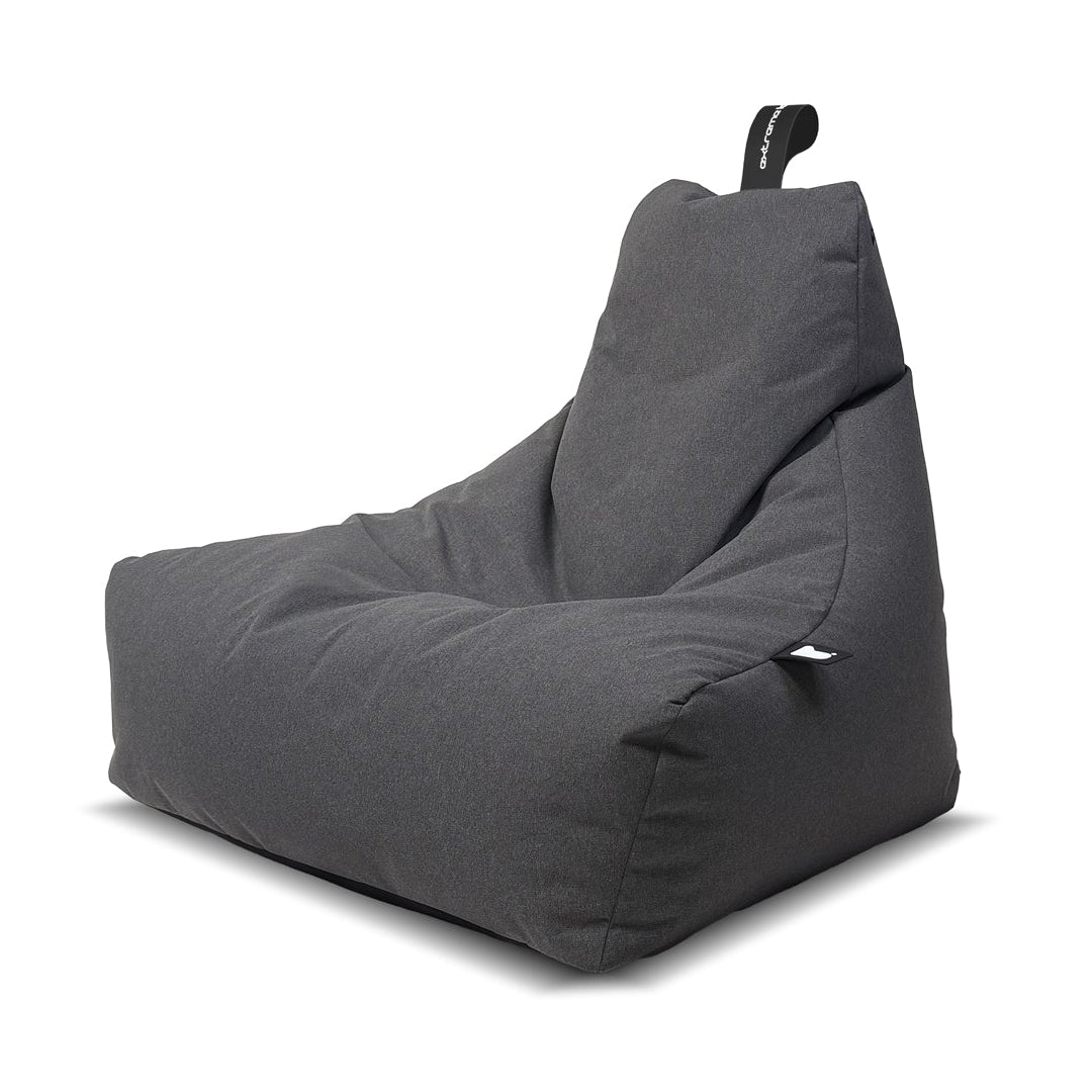 Mighty B PASTEL  outdoor Bean Bag Chair  Dark Grey