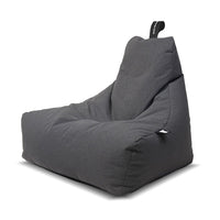 Mighty B PASTEL  outdoor Bean Bag Chair  Dark Grey