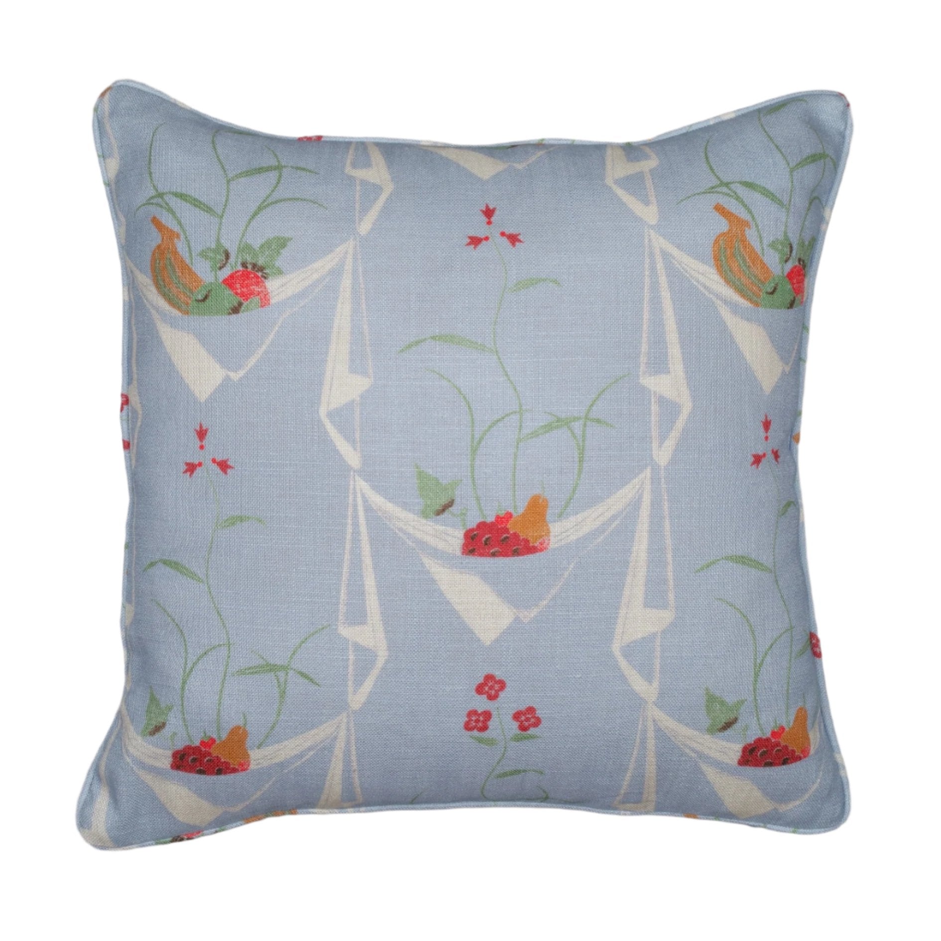 Napkin Fruit Print Cushion Wedgwood Brick House