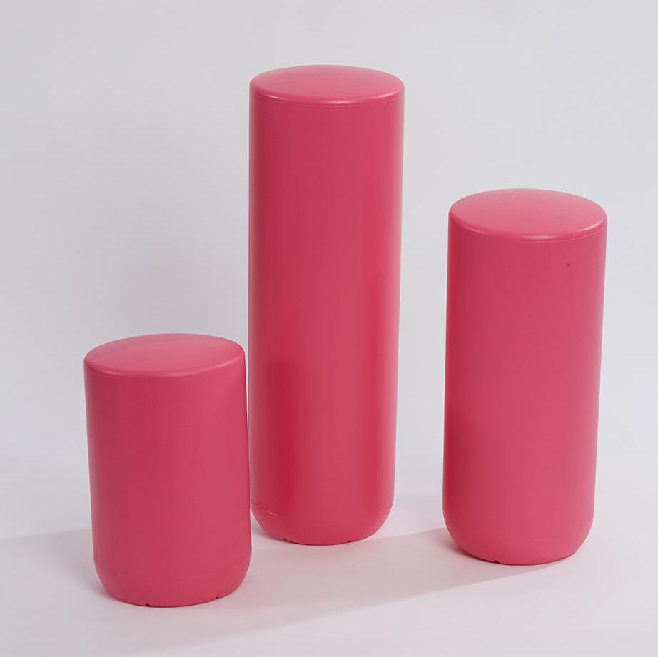 Sway Stool Plastic stool, perch stool, tubular stool  pink