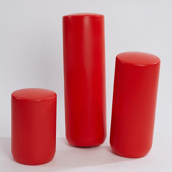 Sway Stool Plastic stool, perch stool, tubular stool red