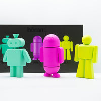 Hommie Monochrome Bundle Of Three 11cm High