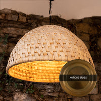 Betty Abaca Rattan Pendants - 58cm & 67cm Diam by Mullan Lighting