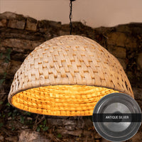 Betty Abaca Rattan Pendants - 58cm & 67cm Diam by Mullan Lighting