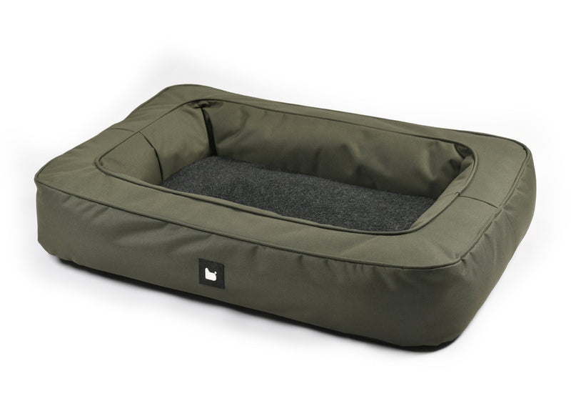 b-dog bed mighty extreme lounging forest green