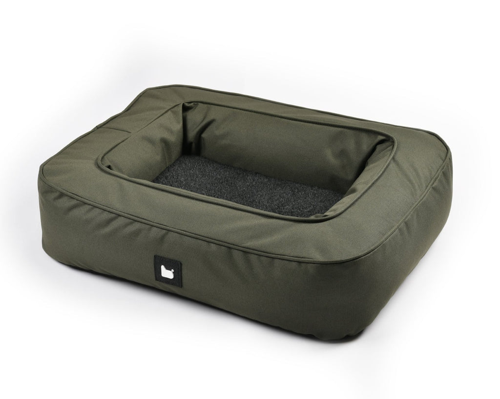 b-dog   dog bed  extreme lounging forest green 