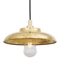 Darya Brass Pendant Light 12.5" IP65 | Mullan Lighting