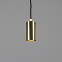 Evanston Brass Pendant Spotlight 7.25" IP20 by Mullan Lighting in Polished Brass