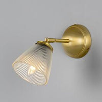 Gadar Art Deco Prismatic Wall Sconce by Mullan Lighting in Satin Brass