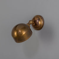 San Jose Adjustable Modern Brass Wall Sconce by Mullan Lighting in Antique Brass