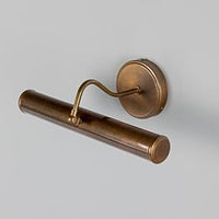 Elle Solid Brass Picture Light 14" IP20 by Mullan Lighting in Antique Brass