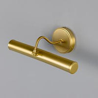Elle Solid Brass Picture Light 14 inch by Mullan Lighting in Satin Brass