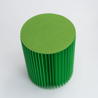 Concertina Paper Stool - Green