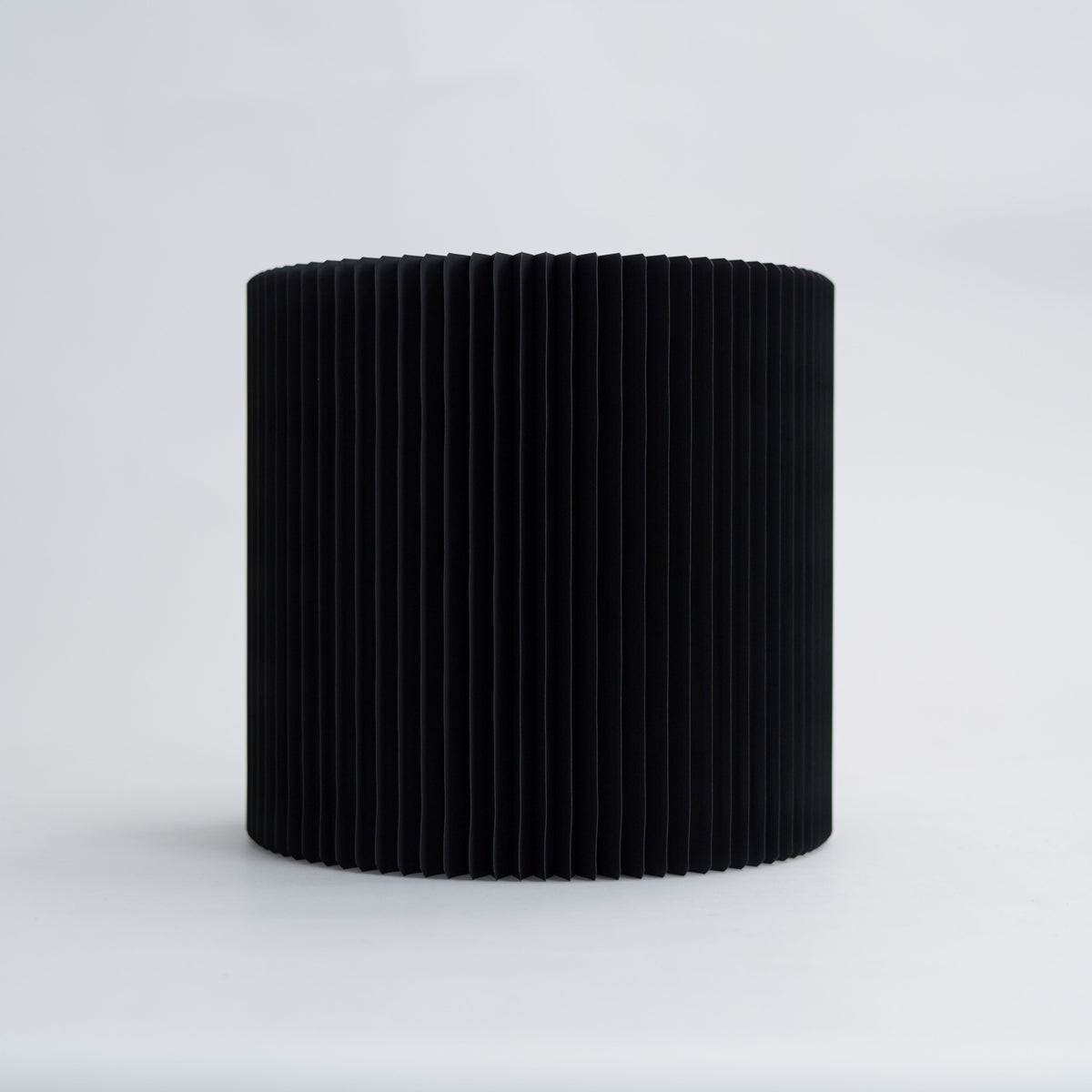 Foldable Circular Paper Table - Black