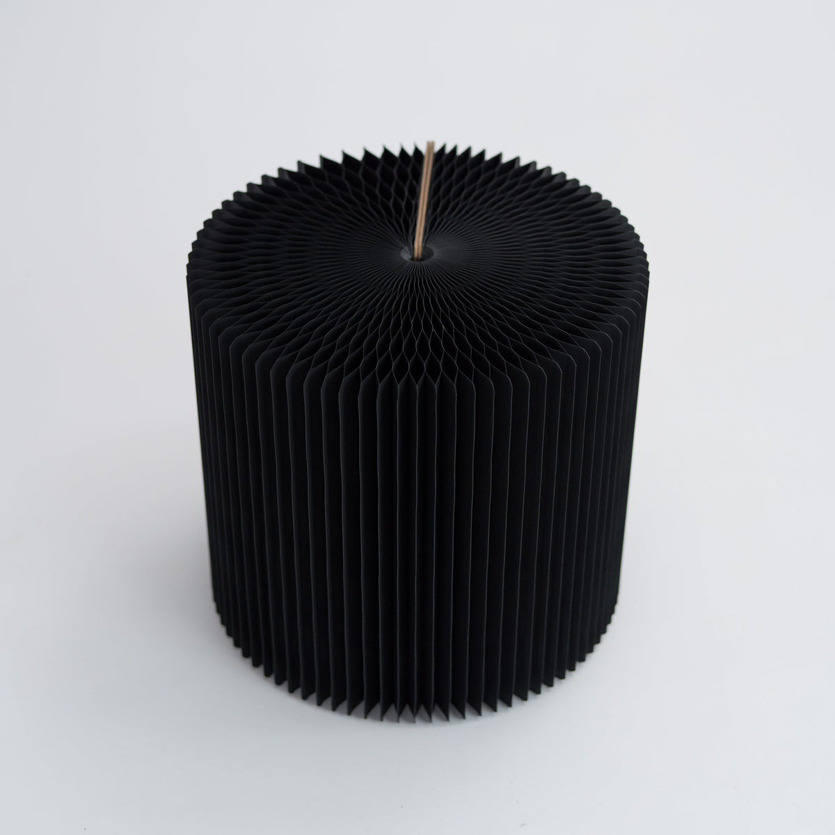 Foldable Circular Paper Table - Black