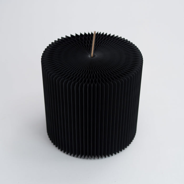 Foldable Circular Paper Table - Black