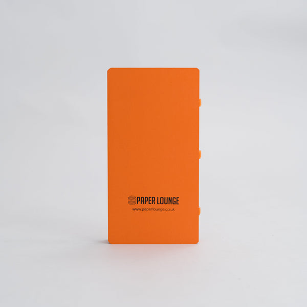 Foldable Circular Paper Table - Orange
