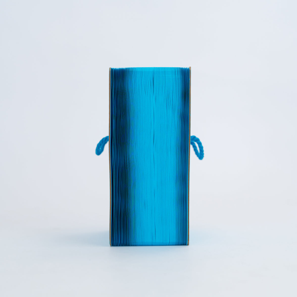 Foldable Paper Bench - Blue