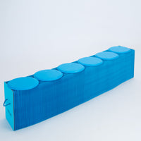 Foldable Paper Bench - Blue