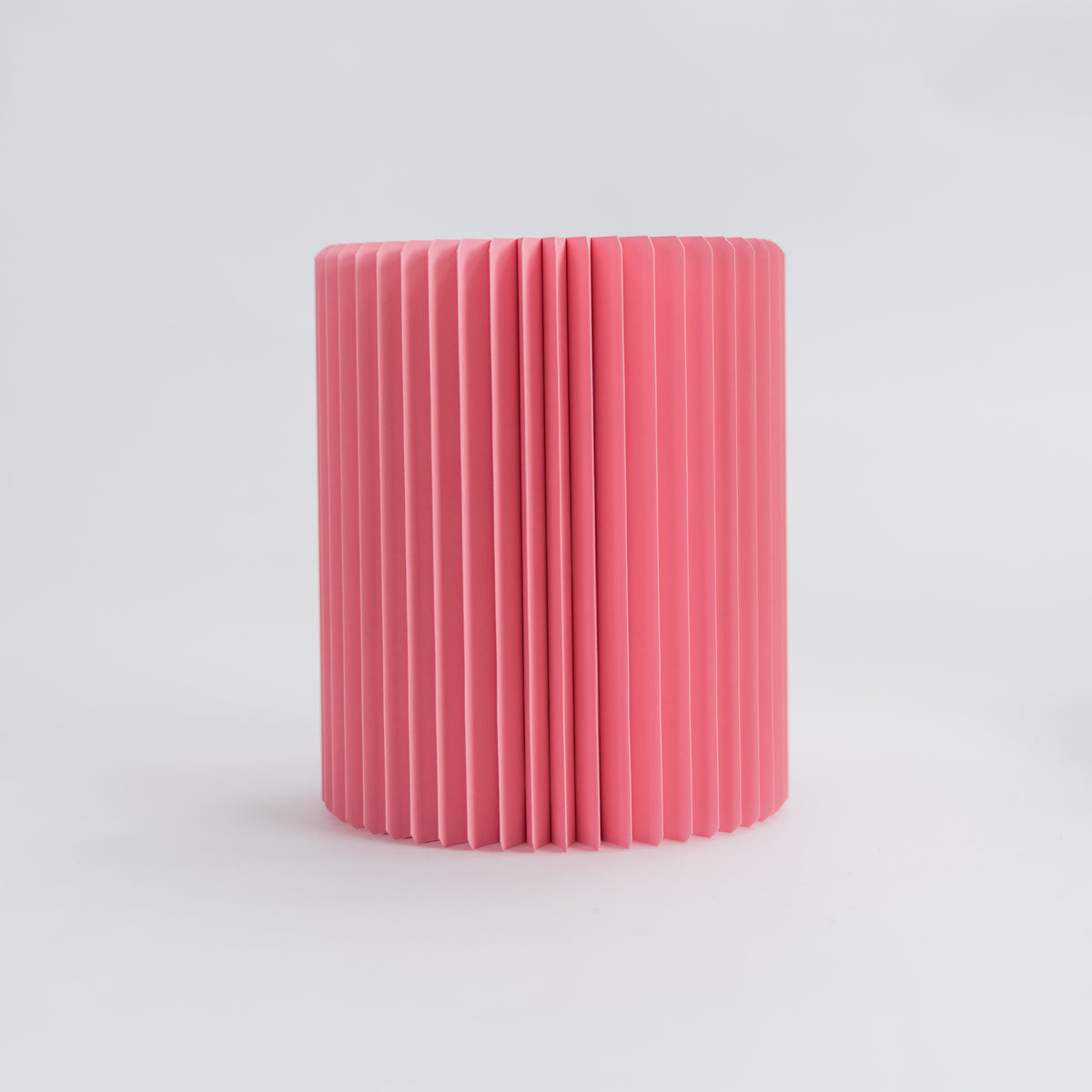 Concertina Paper Stool - Pink