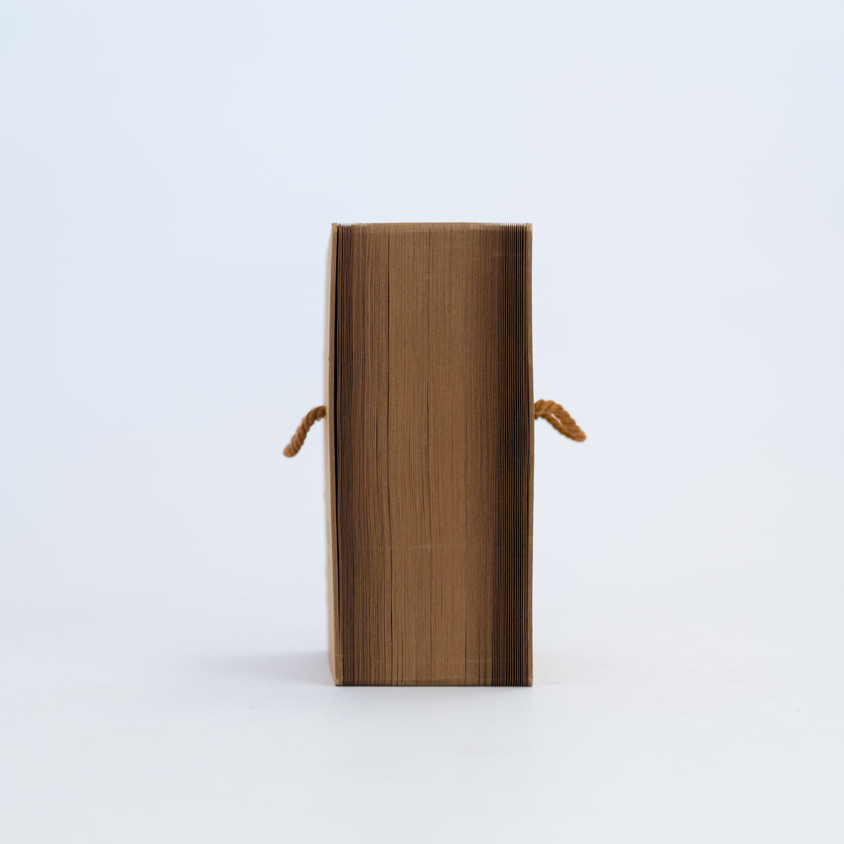Foldable Paper Bench - Brown