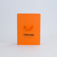 Foldable Paper Bench - Orange