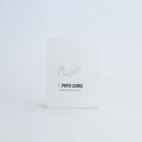 Foldable Paper Bench - White