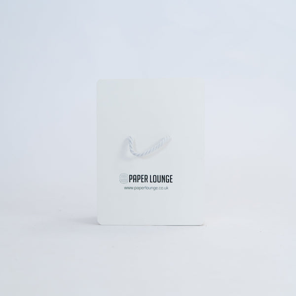 Foldable Paper Bench - White