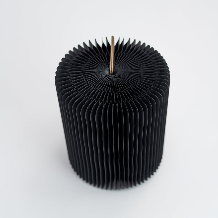 Concertina Paper Stool - Black