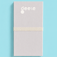 Zen capsule enamel tray in green with a bold blue circle design by Geese