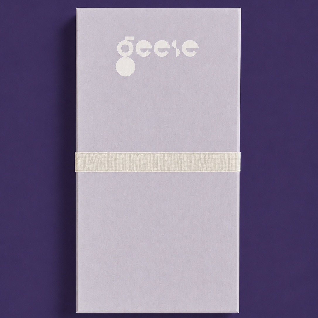 Zephyr capsule enamel tray with a split design in yellow and purple by Geese