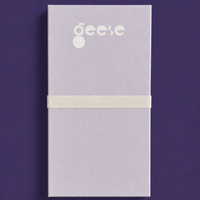 Zephyr capsule enamel tray with a split design in yellow and purple by Geese