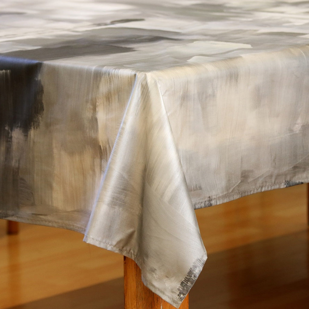 Edge  Gorgeous greys table cloth