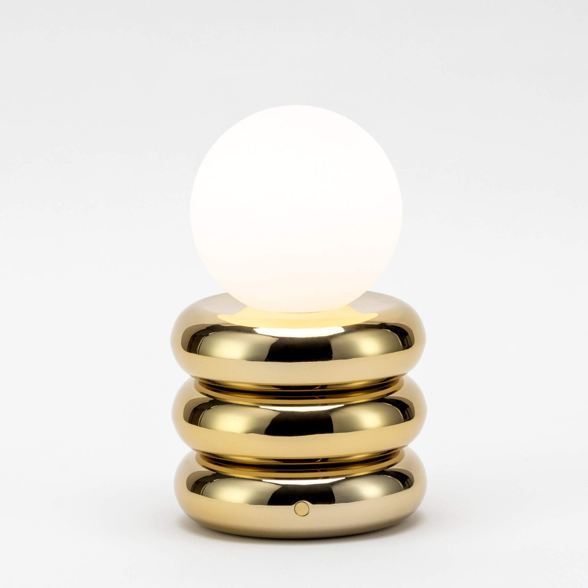 Glow Worm - Brass Rechargeable Table Lamp - Houeof.