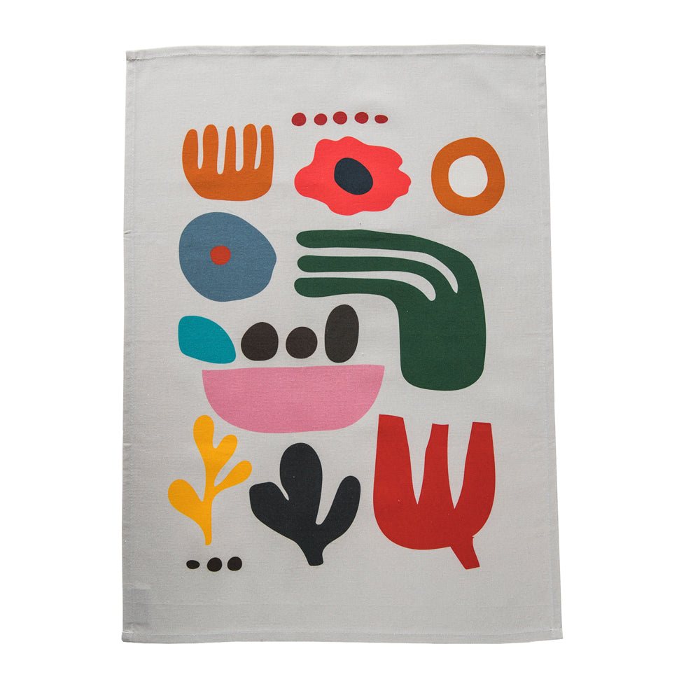 Flower Tea Towel - Softer and Wild